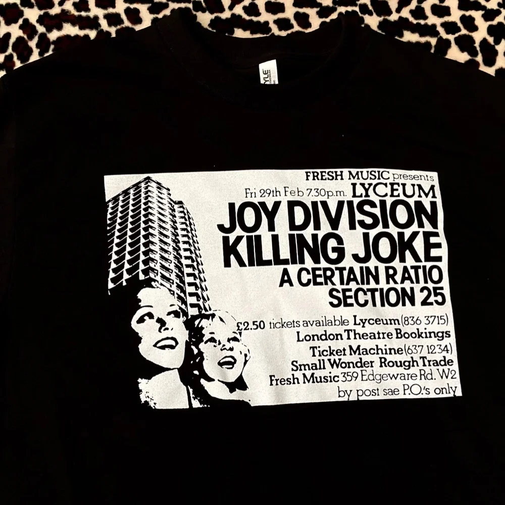Joy Division Vintage Flyer Tee - Picture 2 of 3